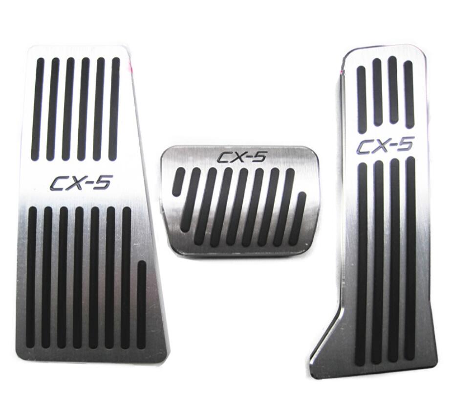 Suitable for 2015-2022 Mazda CX-5 pedal interior modification, anti slip metal brake, rest pedal